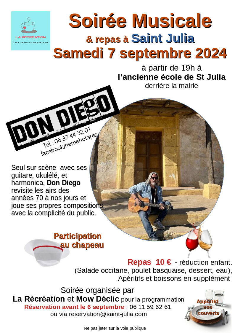 Don Diégo à Saint Julia le 7 septembre 2024