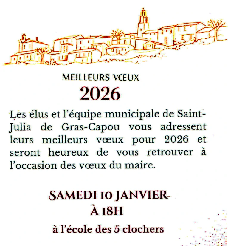 Voeux du maire