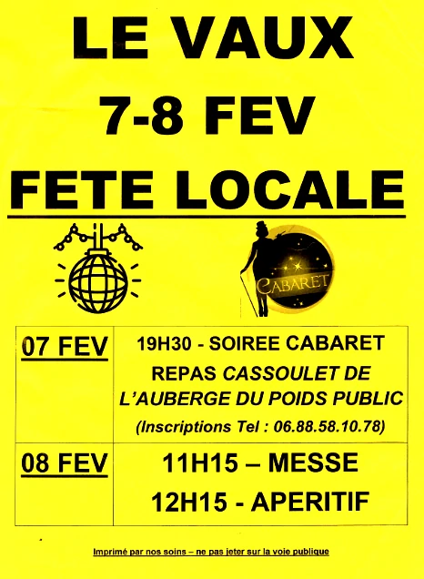 fête au Vaux