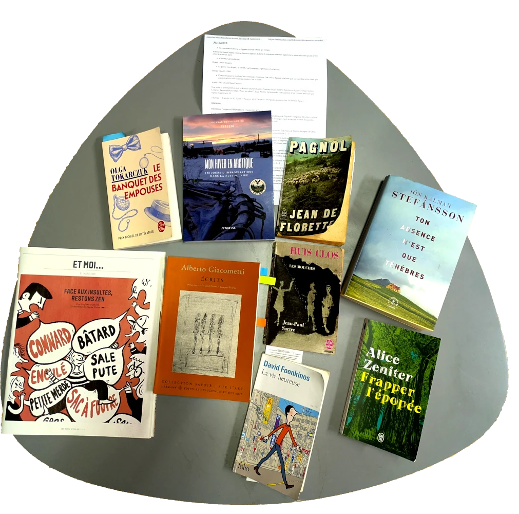 Livres lus le 31 octobre 2025 au Vent de la plume